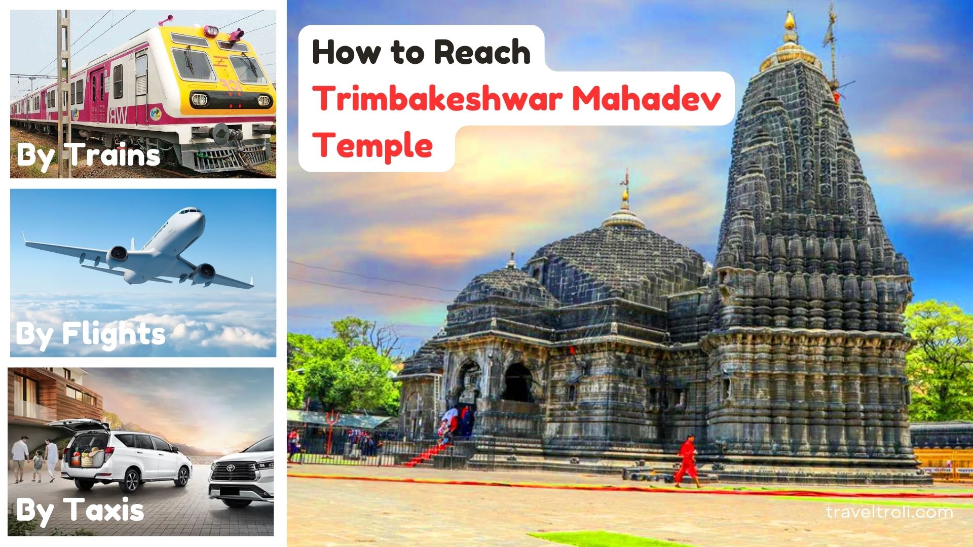 Reaching Trimbakeshwar Mahadev Temple